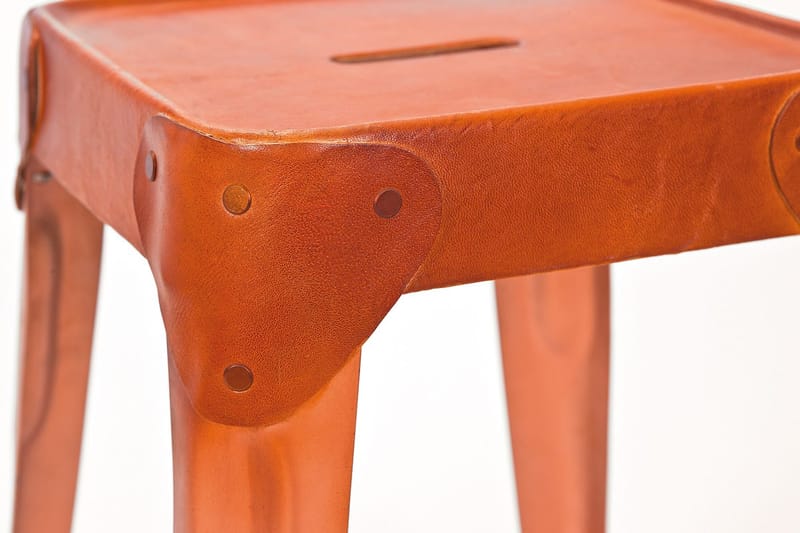 Torquilla Pall 4-Pack - Koppar/Läder - Möbler - Vardagsrum - Stolar & sittmöbler - Pallar