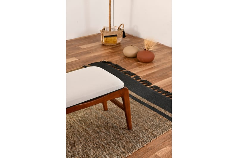 Touch Sittpall 120 cm - Valnöt/Cream - Möbler - Vardagsrum - Stolar & sittmöbler - Pallar - Fotpall