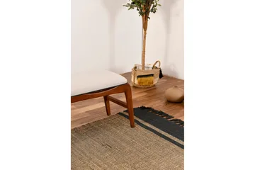 Touch Sittpall 120 cm - Valnöt/Cream - Möbler - Vardagsrum - Stolar & sittmöbler - Pallar - Fotpall