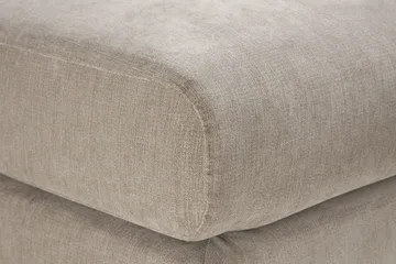 Trend Lyx Fotpall - Beige/Ek - Möbler - Vardagsrum - Stolar & sittmöbler - Pallar - Fotpall