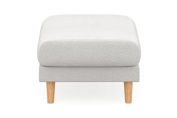 Trend Lyx Fotpall - Vit/Ek - Möbler - Vardagsrum - Stolar & sittmöbler - Pallar - Fotpall
