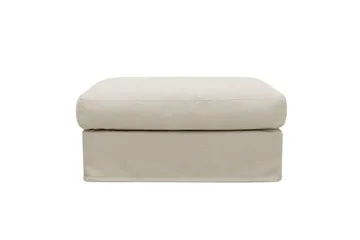Valencia Fotpall med avtagbar och tvättbar klädsel - Beige - Möbler - Vardagsrum - Stolar & sittmöbler - Pallar - Fotpall