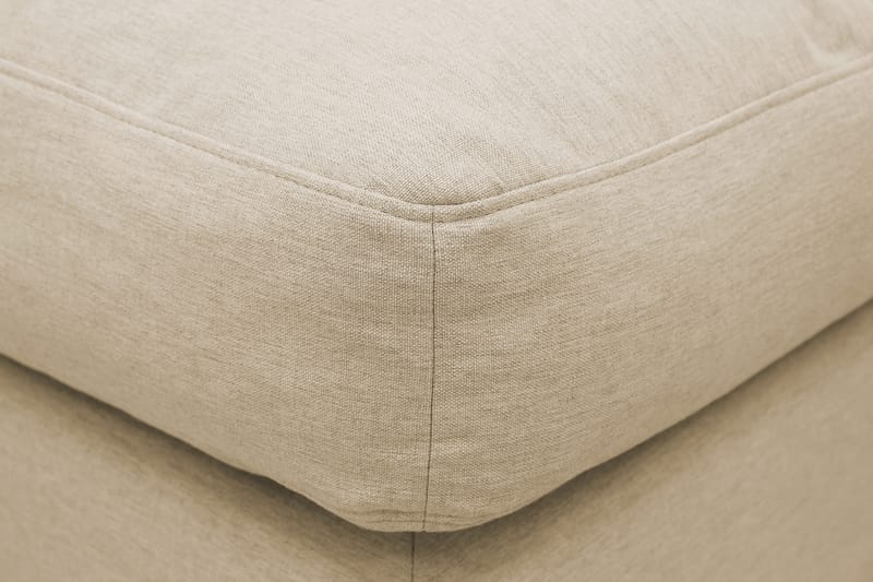Valencia Fotpall med avtagbar och tvättbar klädsel - Beige - Möbler - Vardagsrum - Stolar & sittmöbler - Pallar - Fotpall