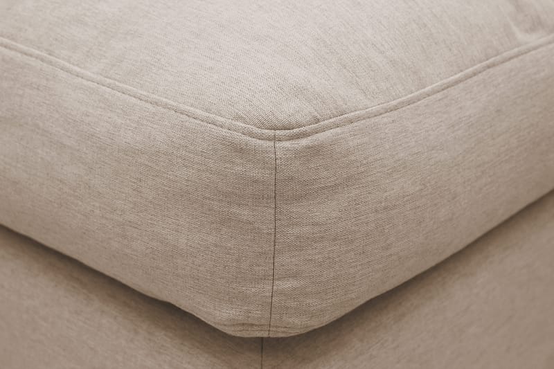 Valencia Fotpall med avtagbar och tvättbar klädsel - Ljusbrun - Möbler - Vardagsrum - Stolar & sittmöbler - Pallar - Fotpall