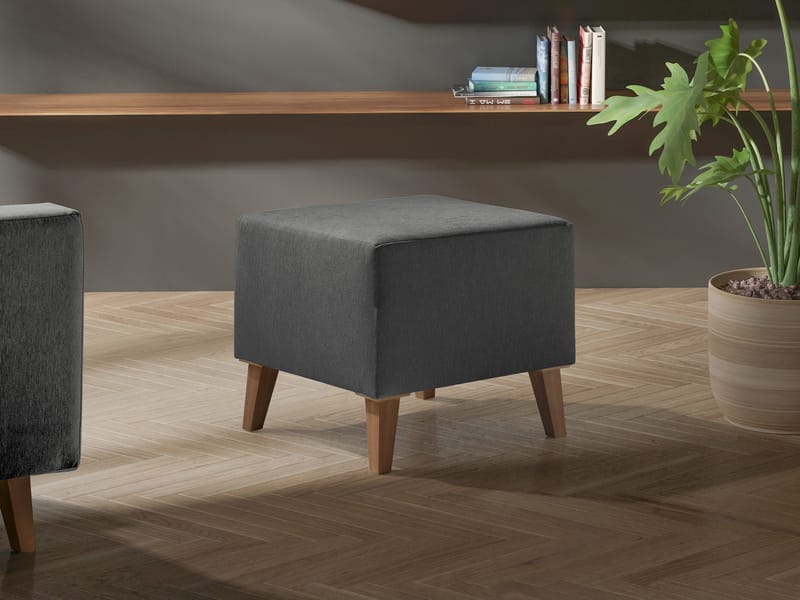 Waldsten Fotpall 51 cm - mörkgrå - Möbler - Vardagsrum - Stolar & sittmöbler - Pallar - Fotpall