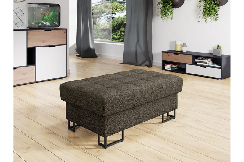 Warwick Fotpall 67 cm - Brun - Möbler - Vardagsrum - Stolar & sittmöbler - Pallar - Fotpall