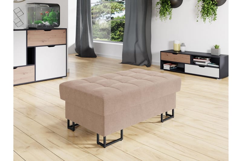 Warwick Fotpall 67 cm - Rosa - Möbler - Vardagsrum - Stolar & sittmöbler - Pallar - Fotpall