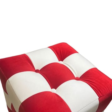 Peticire Sittpuff 42 cm - Röd och vit - Möbler - Vardagsrum - Stolar & sittmöbler - Sittpuff