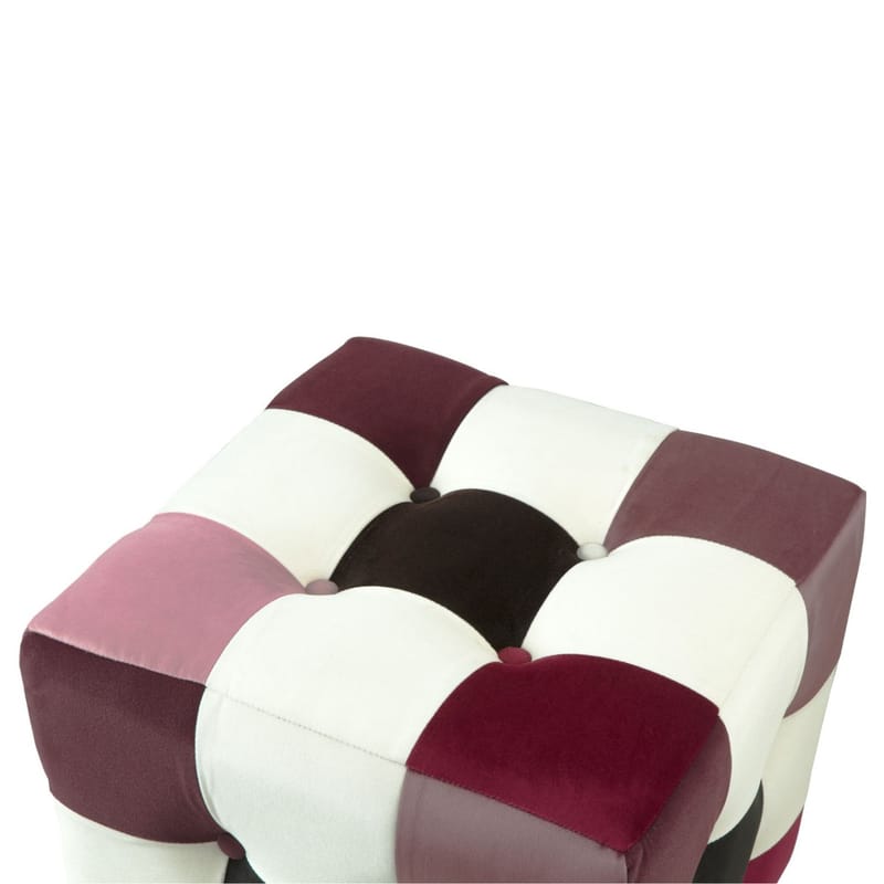 Peticire Sittpuff 42 cm - Röd vit svart - Möbler - Vardagsrum - Stolar & sittmöbler - Sittpuff