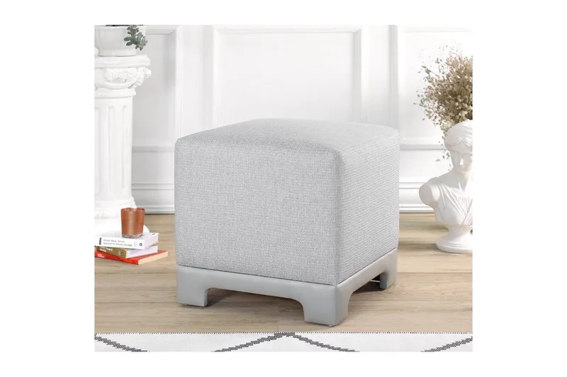 Puff Belarville Grå - Grå - Möbler - Vardagsrum - Stolar & sittmöbler - Sittpuff