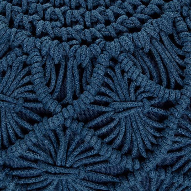 Puff Berkane - Blå/50x50x30 - Möbler - Vardagsrum - Stolar & sittmöbler - Sittpuff