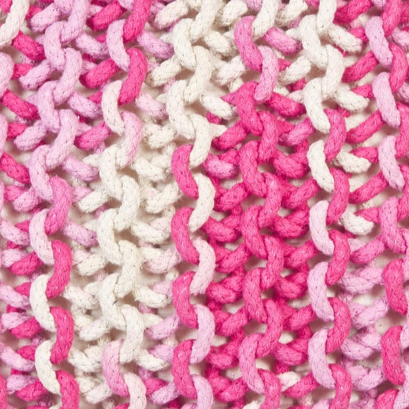 Puff Conrad - Vit, Rosa - Möbler - Vardagsrum - Stolar & sittmöbler - Sittpuff