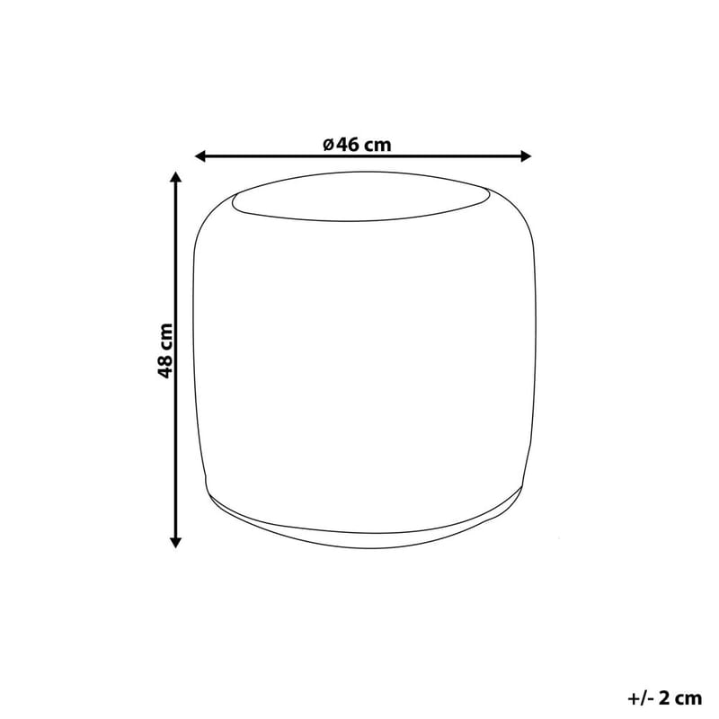 Puff Dalama - Beige - Möbler - Vardagsrum - Stolar & sittmöbler - Sittpuff
