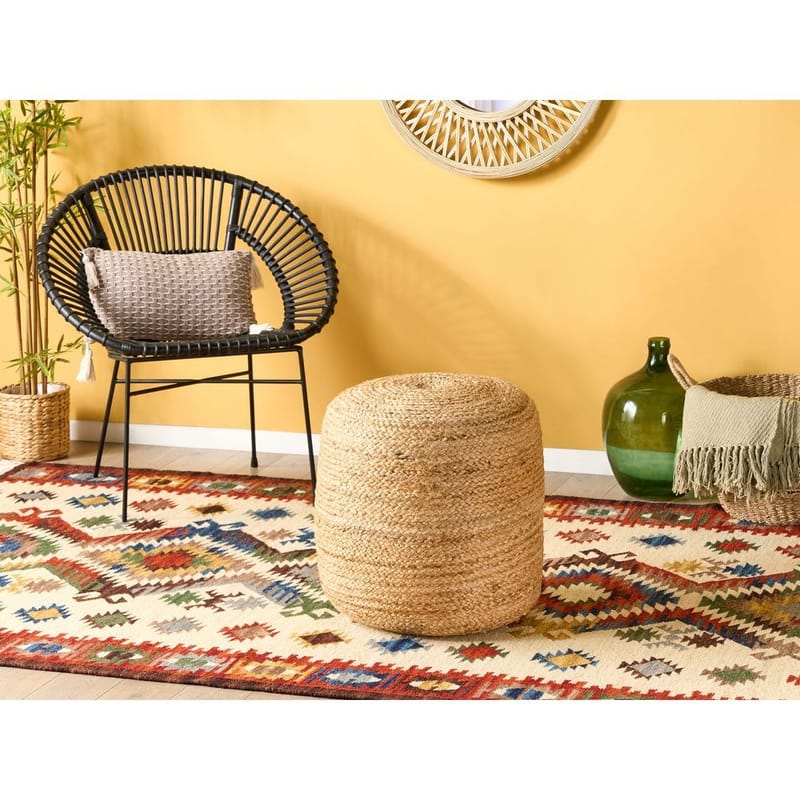 Puff Dalama - Beige - Möbler - Vardagsrum - Stolar & sittmöbler - Sittpuff