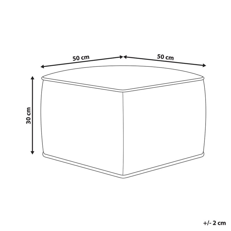 Puff Dareyn - Ljusbeige - Möbler - Vardagsrum - Stolar & sittmöbler - Sittpuff
