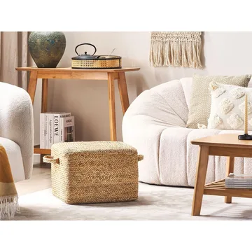 Puff Dhadar - Naturligt, beige - Möbler - Vardagsrum - Stolar & sittmöbler - Sittpuff