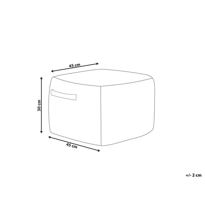 Puff Dhadar - Naturligt, beige - Möbler - Vardagsrum - Stolar & sittmöbler - Sittpuff
