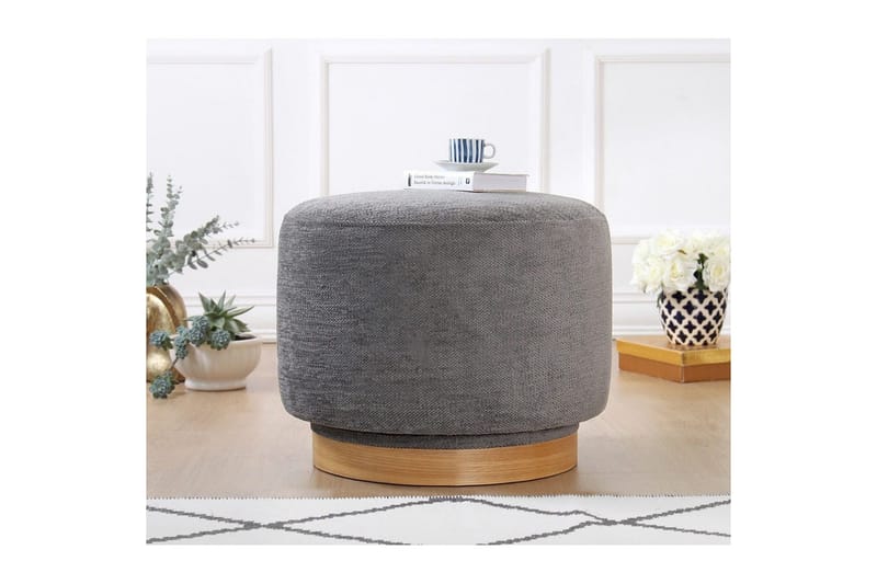 Puff Doroufield Grå - Grå - Möbler - Vardagsrum - Stolar & sittmöbler - Sittpuff