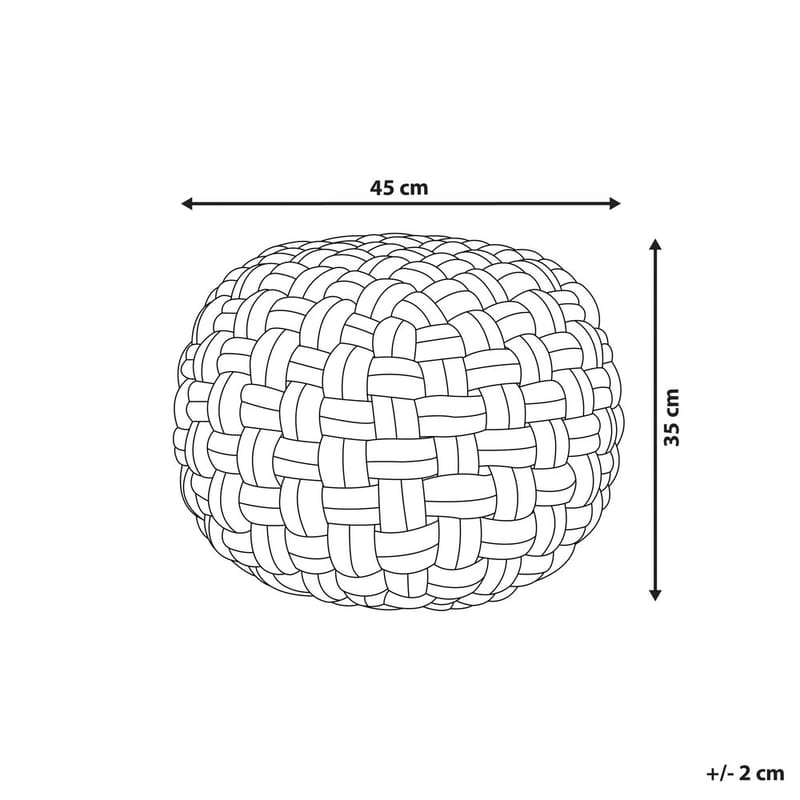 Puff Hopa - Röd - Möbler - Vardagsrum - Stolar & sittmöbler - Sittpuff