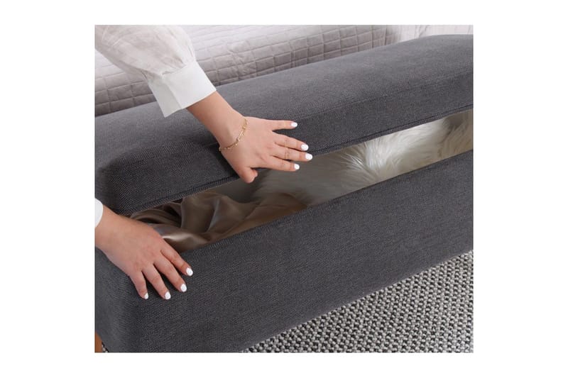 Puff Iralton Grå - Grå - Möbler - Vardagsrum - Stolar & sittmöbler - Sittpuff