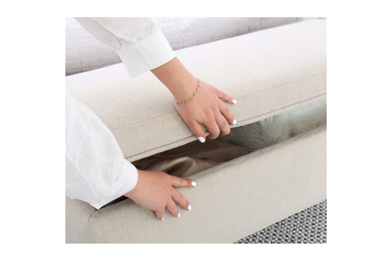 Puff Iralton Grädde - Grädde - Möbler - Vardagsrum - Stolar & sittmöbler - Sittpuff