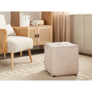 Puff Kansas - Beige - Möbler - Vardagsrum - Stolar & sittmöbler - Sittpuff