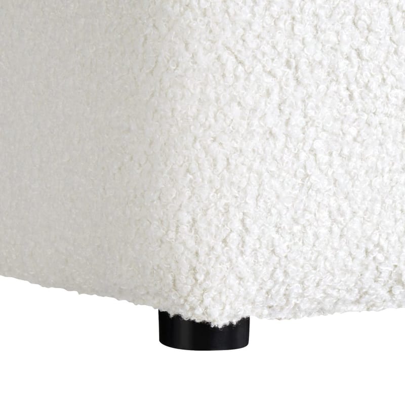 Puff Kansas - Vit - Möbler - Vardagsrum - Stolar & sittmöbler - Sittpuff