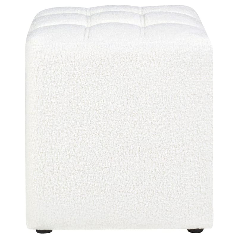 Puff Kansas - Vit - Möbler - Vardagsrum - Stolar & sittmöbler - Sittpuff