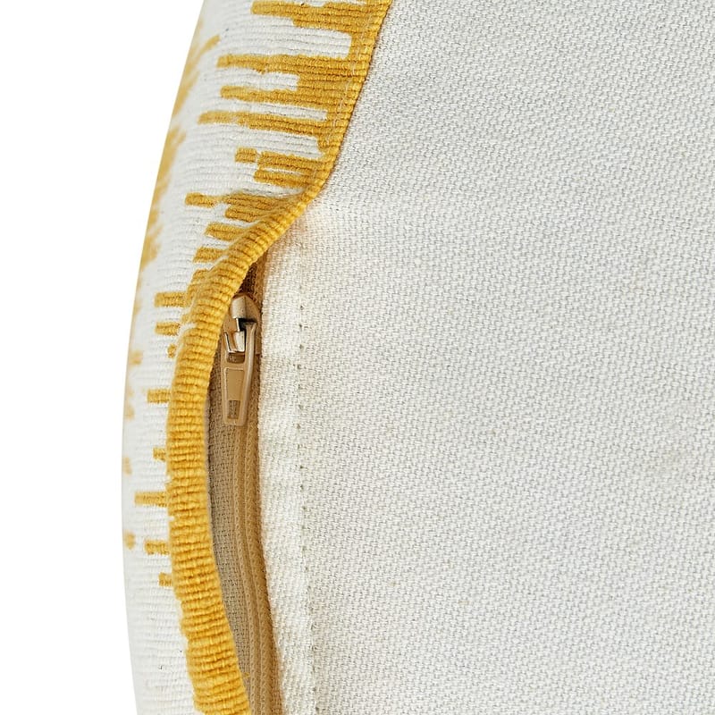 Puff Kawai - Gul, Vit - Möbler - Vardagsrum - Stolar & sittmöbler - Sittpuff