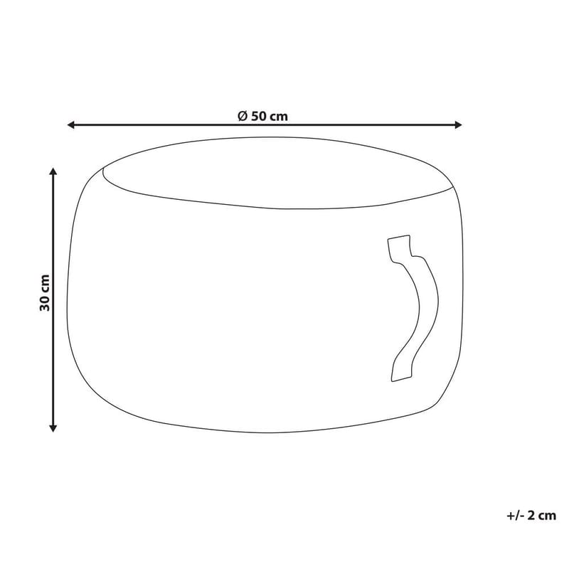Puff Kawai - Orange, Vit - Möbler - Vardagsrum - Stolar & sittmöbler - Sittpuff