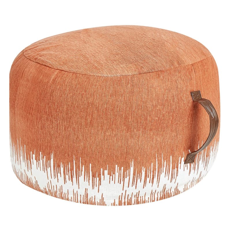 Puff Kawai - Orange, Vit - Möbler - Vardagsrum - Stolar & sittmöbler - Sittpuff