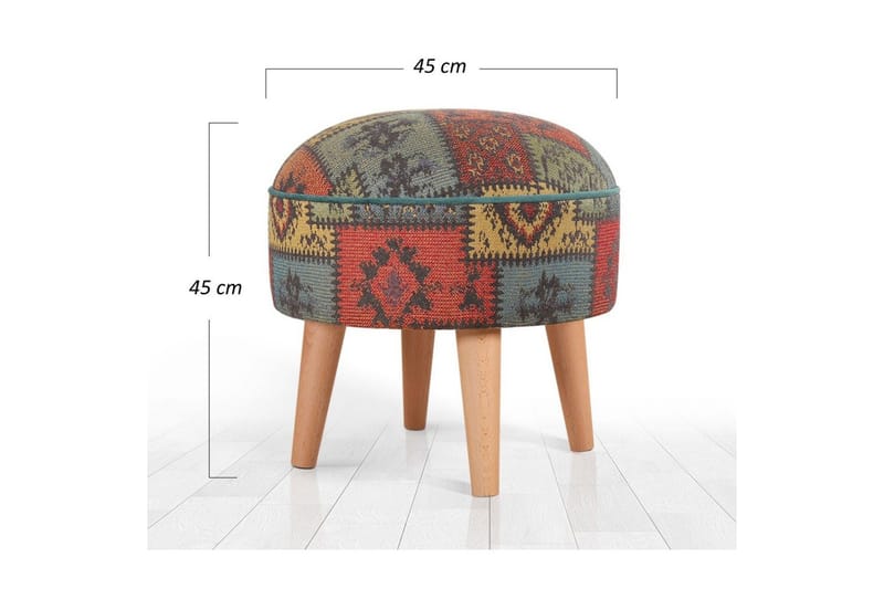 Puff Keliorbury Grön - Grön - Möbler - Vardagsrum - Stolar & sittmöbler - Sittpuff