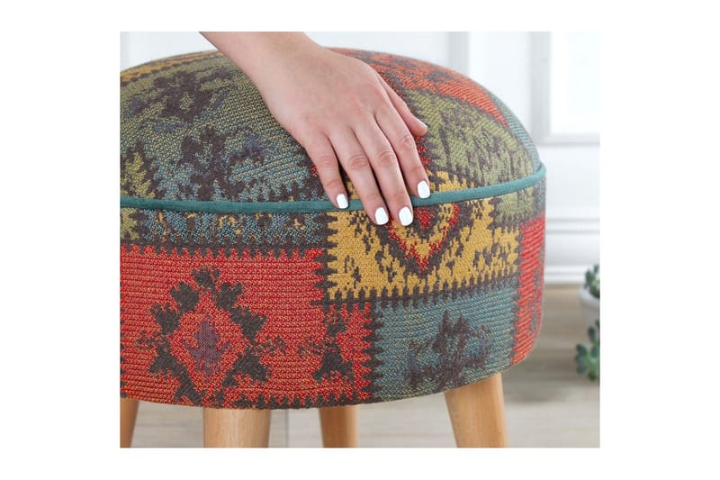 Puff Keliorbury Grön - Grön - Möbler - Vardagsrum - Stolar & sittmöbler - Sittpuff