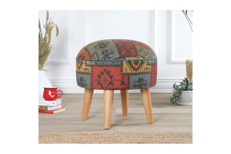 Puff Keliorbury Grön - Grön - Möbler - Vardagsrum - Stolar & sittmöbler - Sittpuff