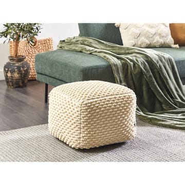 Puff Kingri - Beige - Möbler - Vardagsrum - Stolar & sittmöbler - Sittpuff
