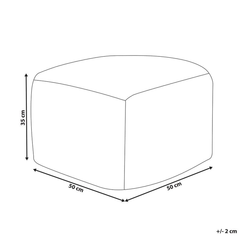 Puff Kingri - Taupe - Möbler - Vardagsrum - Stolar & sittmöbler - Sittpuff