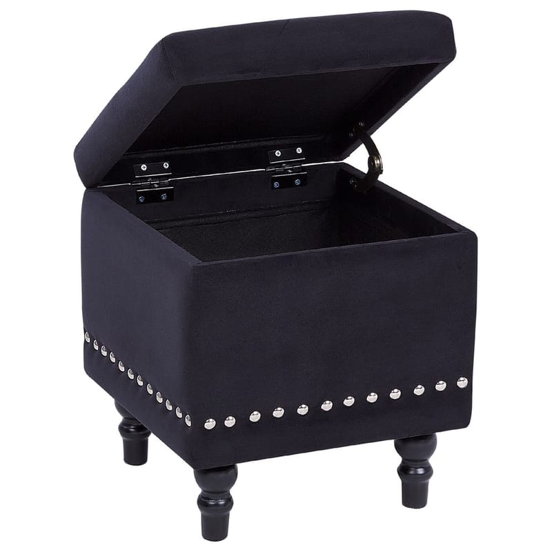 Puff Loretto - Svart - Möbler - Vardagsrum - Stolar & sittmöbler - Sittpuff