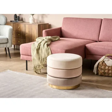Puff Louin - Beige - Möbler - Vardagsrum - Stolar & sittmöbler - Sittpuff