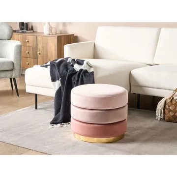 Puff Louin - Rosa - Möbler - Vardagsrum - Stolar & sittmöbler - Sittpuff