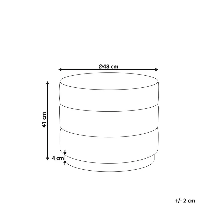 Puff Louin - Rosa - Möbler - Vardagsrum - Stolar & sittmöbler - Sittpuff