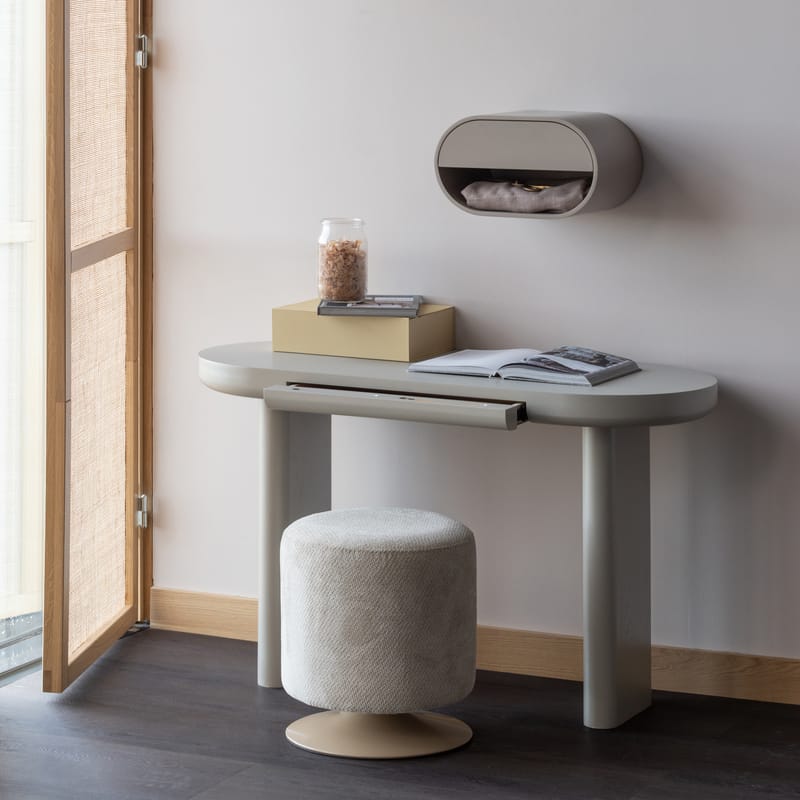 Puff med snurrfot Islen 39 cm Rund - Beige - Möbler - Vardagsrum - Stolar & sittmöbler - Sittpuff