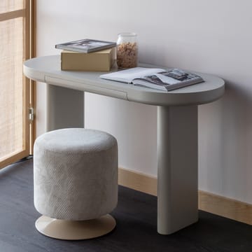 Puff med snurrfot Islen 39 cm Rund - Beige - Möbler - Vardagsrum - Stolar & sittmöbler - Sittpuff