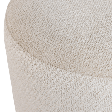 Puff med snurrfot Islen 39 cm Rund - Beige - Möbler - Vardagsrum - Stolar & sittmöbler - Sittpuff