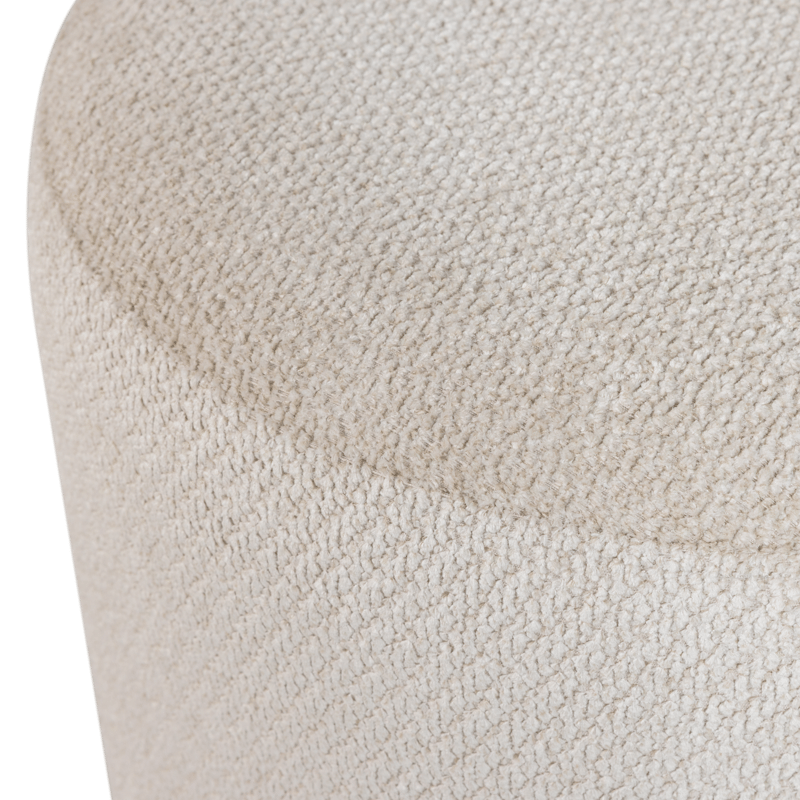 Puff med snurrfot Islen 39 cm Rund - Beige - Möbler - Vardagsrum - Stolar & sittmöbler - Sittpuff