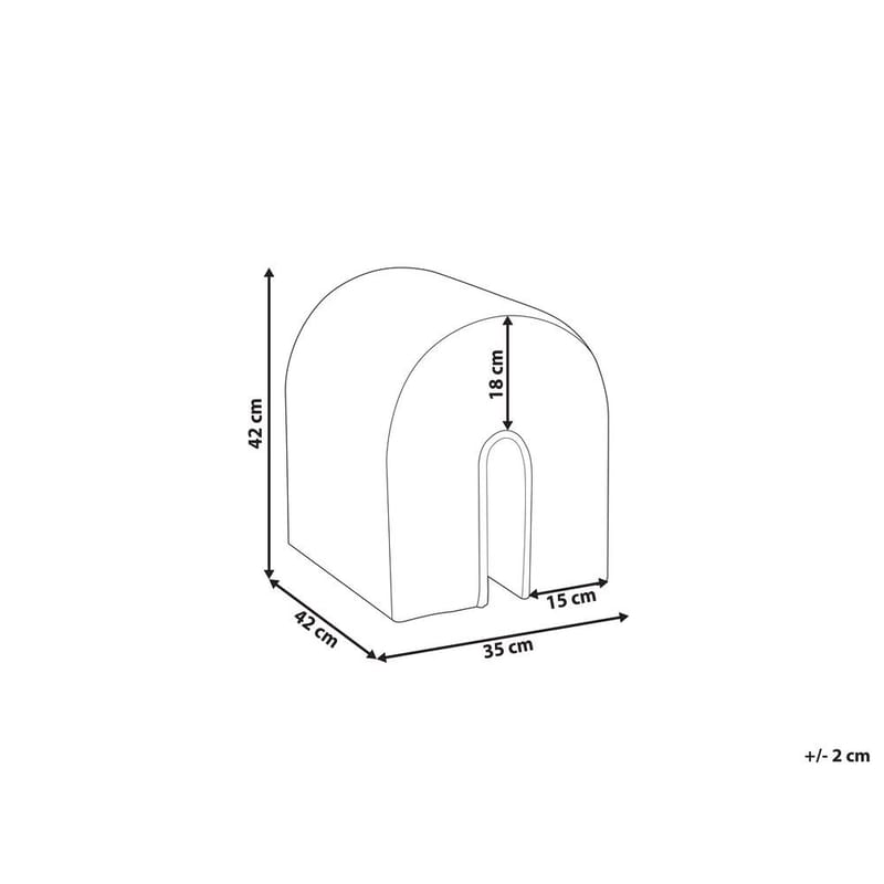 Puff Modoc - Beige - Möbler - Vardagsrum - Stolar & sittmöbler - Sittpuff