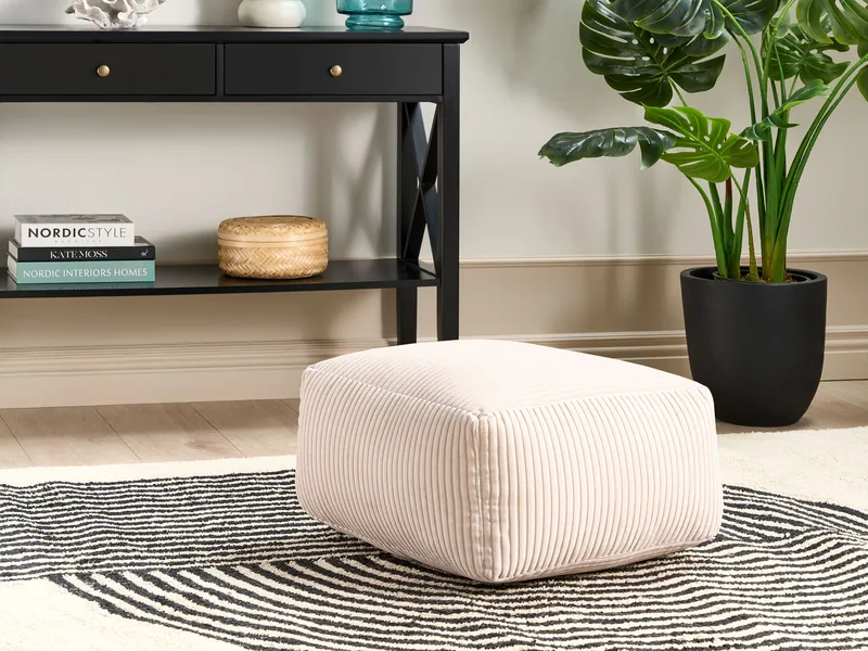 Puff Mukki - Beige - Möbler - Vardagsrum - Stolar & sittmöbler - Sittpuff