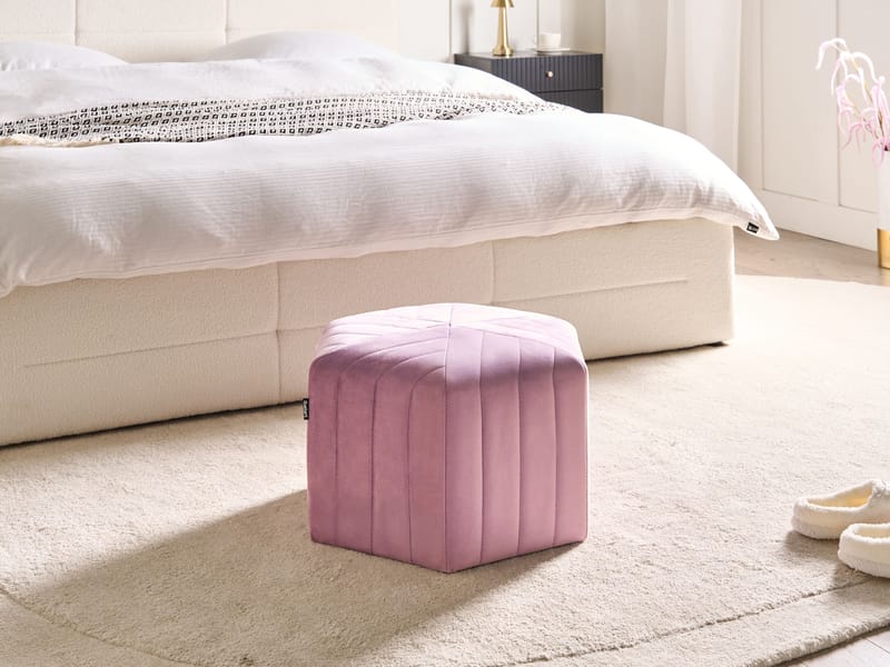 Puff Murietta - Ljusviolett - Möbler - Vardagsrum - Stolar & sittmöbler - Sittpuff