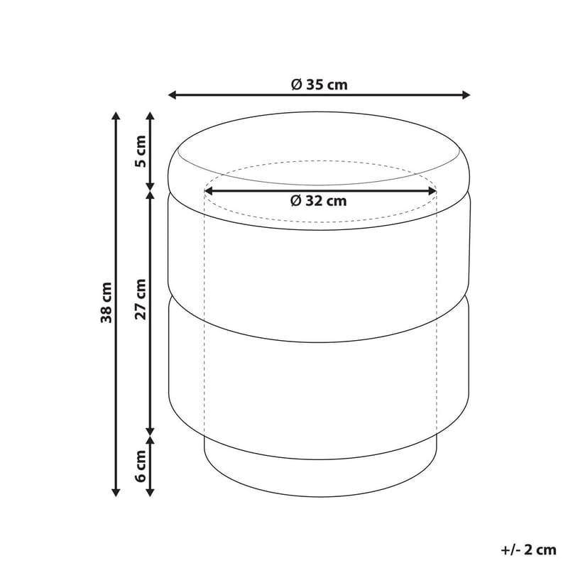 Puff Ogden - Möbler - Vardagsrum - Stolar & sittmöbler - Sittpuff