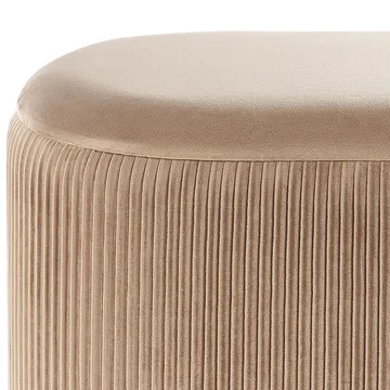 Puff Richland - Beige - Möbler - Vardagsrum - Stolar & sittmöbler - Sittpuff