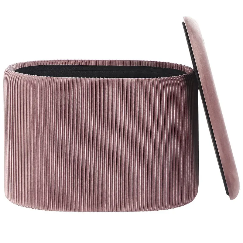 Puff Richland - Rosa - Möbler - Vardagsrum - Stolar & sittmöbler - Sittpuff